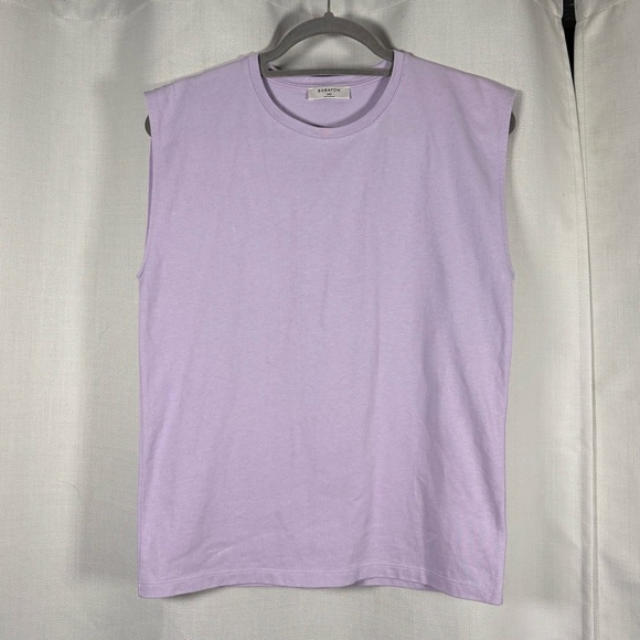 Babaton Lavender Purple Oversized Boxy Muscle Tank Top XXS - Picture 7 of 7